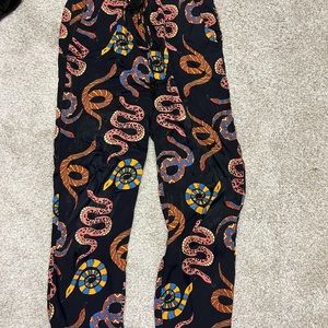 FARM rio silky snake pants